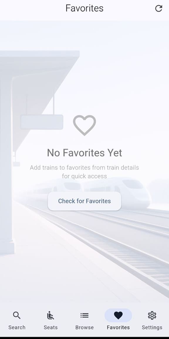 Indian Rail Way App Screenshot